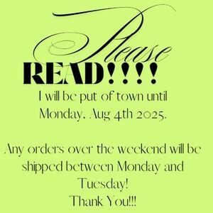 DELAYED SHIPMENTS ON ORDERS 08/1 - 08/4